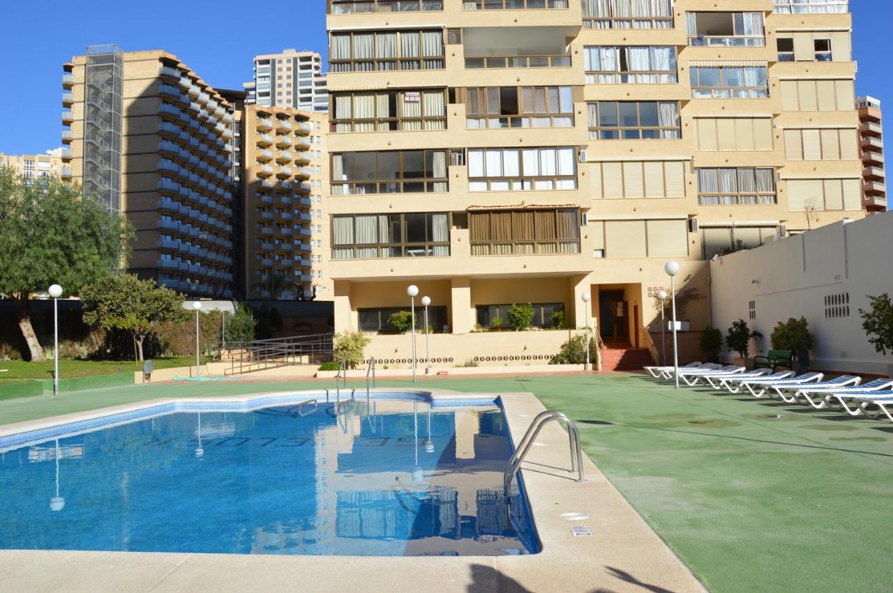 Gemelos IV Loysan Apt. With Pool ベニドルム エクステリア 写真